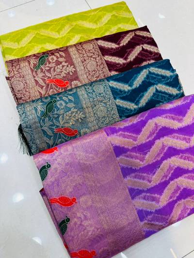 Amrut Silk By Kasmora Designer Organza Silk Saree Collection